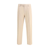 ZEGNA Beige Cotton Dress Pants